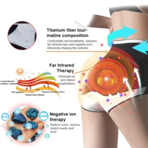 Advanced Titanium Shaping Shorts with Self-Heating Tourmaline Therapy