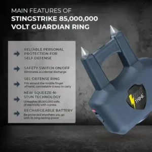 DEMOIO™ PROMAX StingStrike 85000000 Volt Guardian Ring