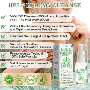 MIQIKO® Advanced Lung Cleansing Spray