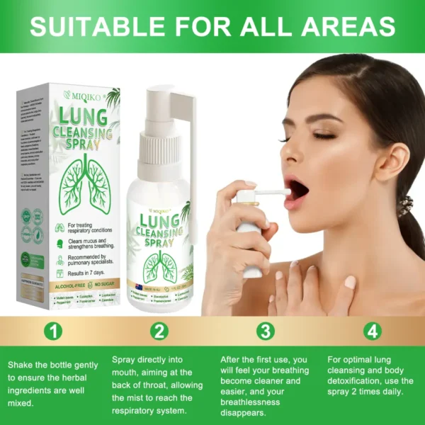 MIQIKO® Advanced Lung Cleansing Spray