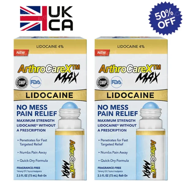 ArthroCareX™ Lidocaine Joints Pain Relief Healing Liquid