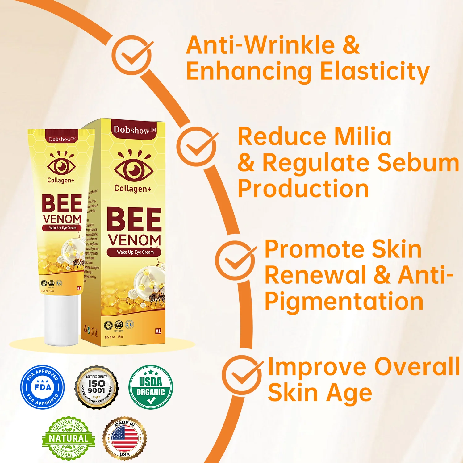 Collagen+ Bee Venom Daily Wake Up Eye Cream