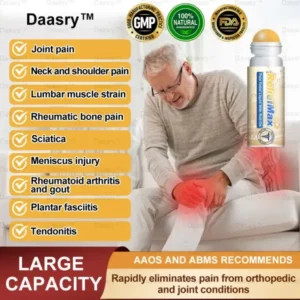 Daasry™ Lidocaine Liquid with Roll-On for Joint And Muscle Pain Relief