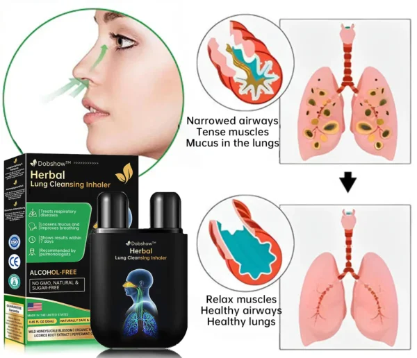 Dobshow™ herbal lung cleansing inhaler