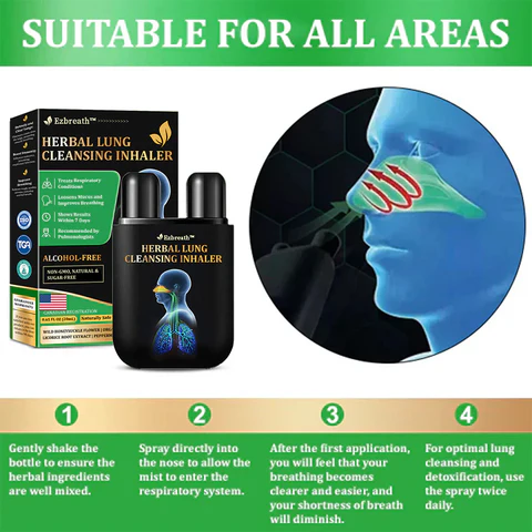 Ezbreath™ Herbal Lung Cleansing Inhaler