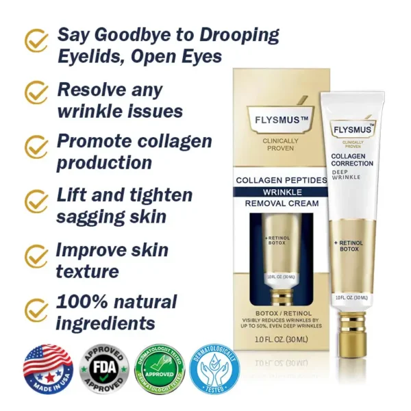 Flysmus™ Collagen Peptides Wrinkle Removal Cream