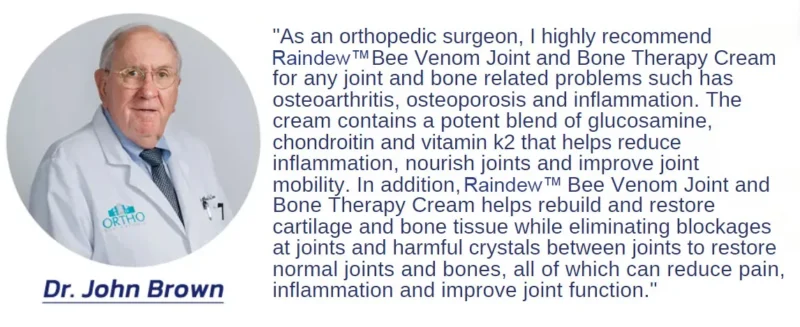 Raindew™ Bee Venom Pain Relief Bone Healing Cream