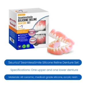 Seurico™ SeamlessSmile Silicone Reline Denture Set